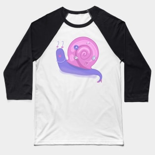 Fancy Snail Baseball T-Shirt